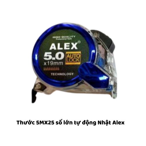 Thước 5MX25 số lớn tự động Nhật Alex