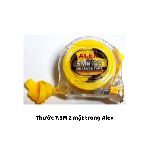 Thước 7,5M 2 mặt trong Alex