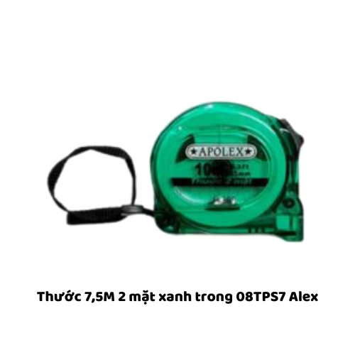 Thước 7,5M 2 mặt xanh trong 08TPS7 Alex