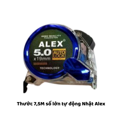 Thước 7,5M số lớn tự động Nhật Alex