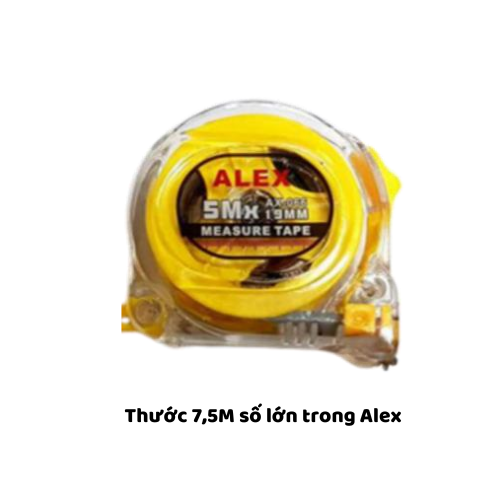 Thước 7,5M số lớn trong Alex