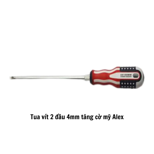 Tua vít 2 đầu 4mm tăng cờ mỹ Alex