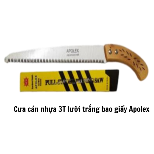 Cưa cán nhựa 3T lưỡi trắng bao giấy Apolex