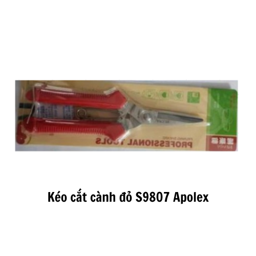 Kéo cắt cành đỏ S9807 Apolex