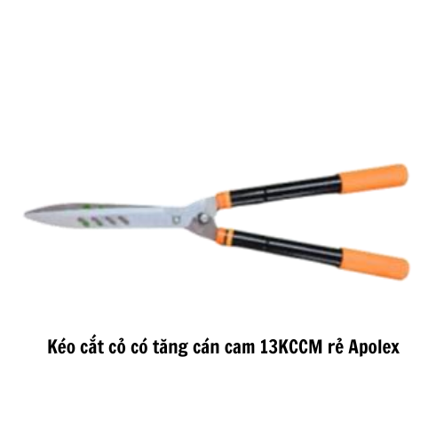 Kéo cắt cỏ có tăng cán cam 13KCCM rẻ  Apolex