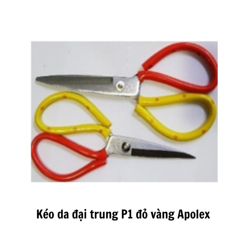 Kéo da đại trung P1 đỏ vàng Apolex