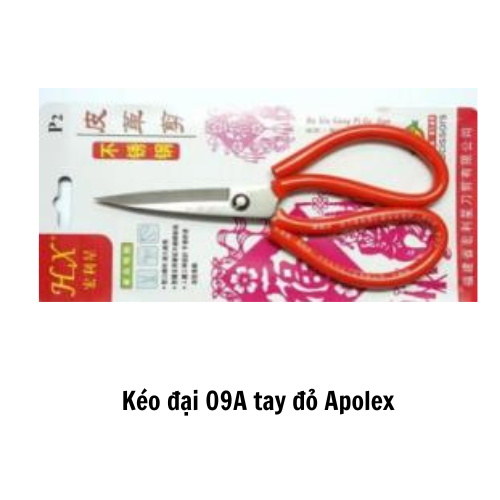 Kéo đại 09A tay đỏ Apolex