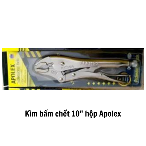 Kìm bấm chết 10" hộp Apolex