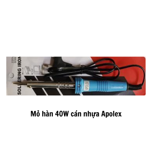 Mỏ hàn 40W cán nhựa Apolex