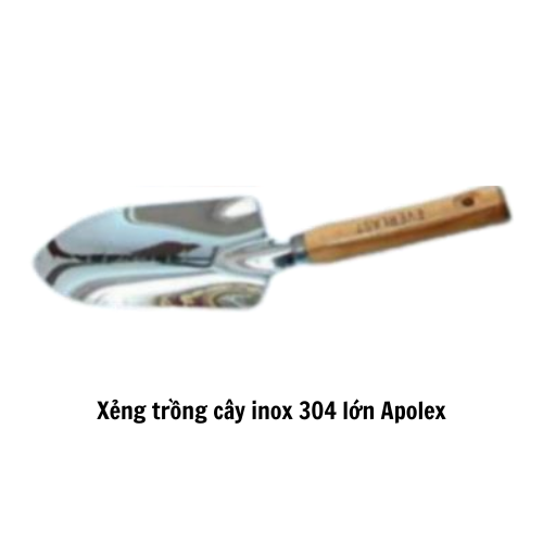 Xẻng trồng cây inox 304 lớn Apolex