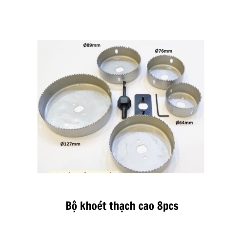 Bộ khoét thạch cao 8pcs