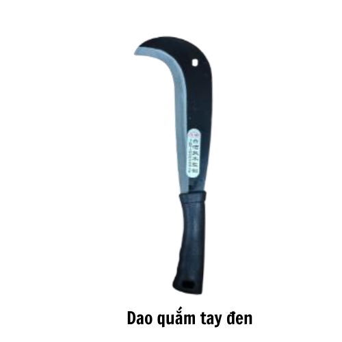 Dao quắm tay đen