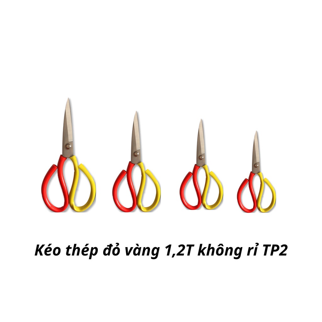 Kéo thép đỏ vàng 1,2T không rỉ TP2