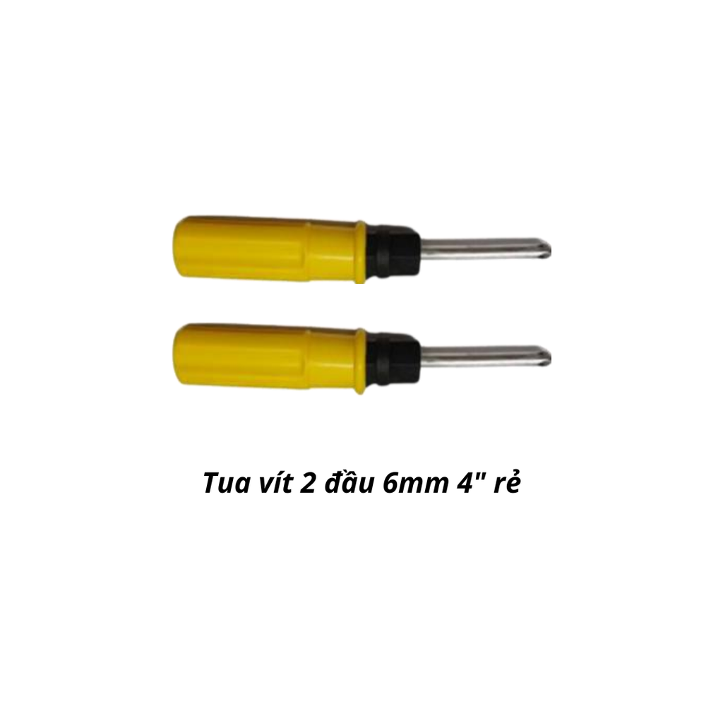 Tua vít 2 đầu 6mm 4" rẻ