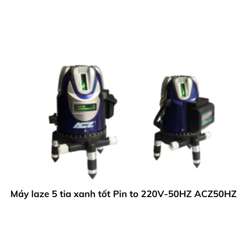 Máy laze 5 tia xanh tốt Pin to 220V-50HZ ACZ50HZ