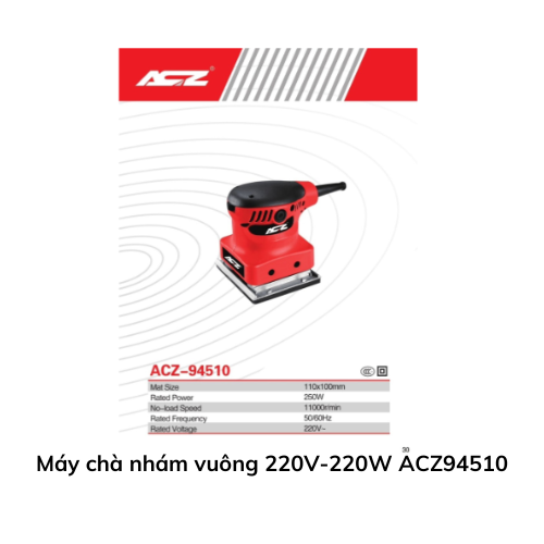 Máy chà nhám vuông 220V-220W ACZ94510