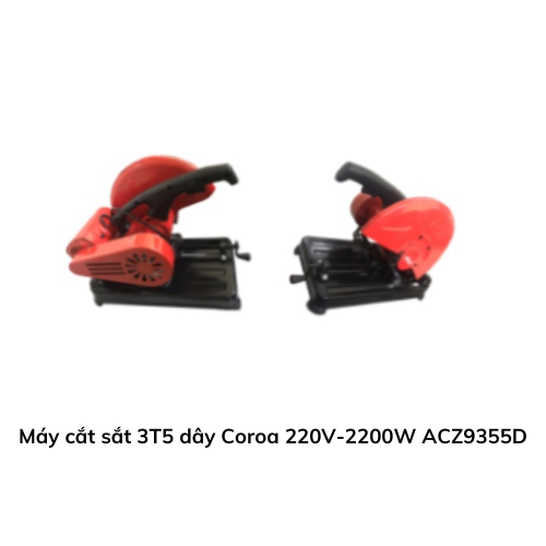 Máy cắt sắt 3T5 dây Coroa 220V-2200W ACZ9355D