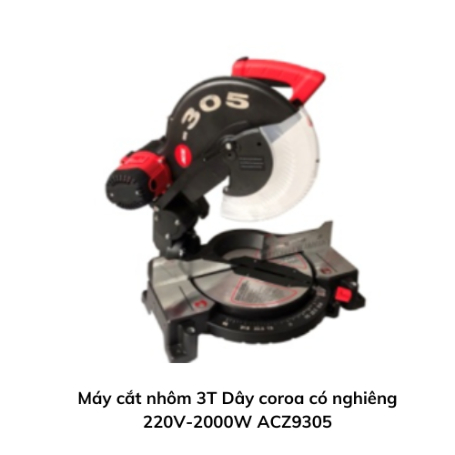 Máy cắt nhôm 3T Dây coroa có nghiêng 220V-2000W ACZ9305 