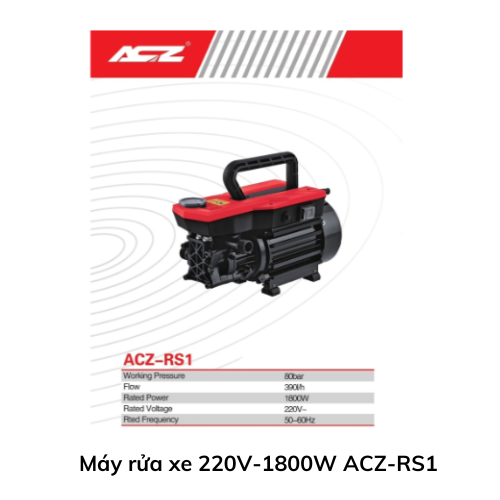 Máy rửa xe 220V-1800W ACZ-RS1