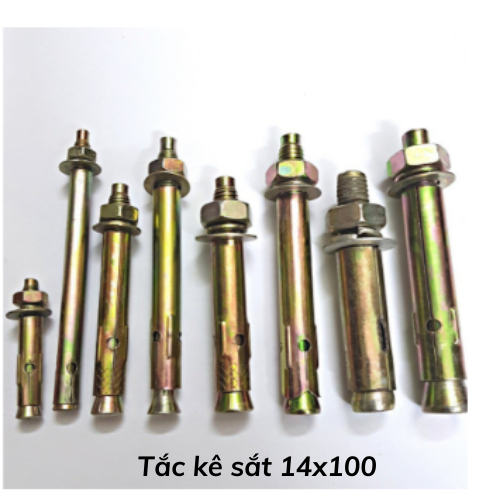 Tắc kê sắt 14x100