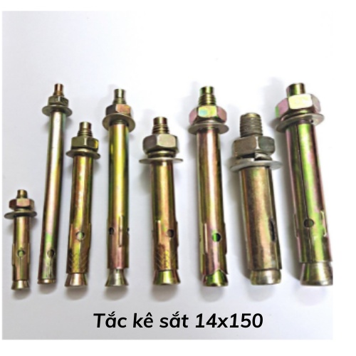 Tắc kê sắt 14x150