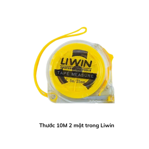 Thước 10M 2 mặt trong Liwin