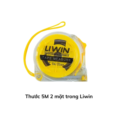 Thước 5M 2 mặt trong Liwin