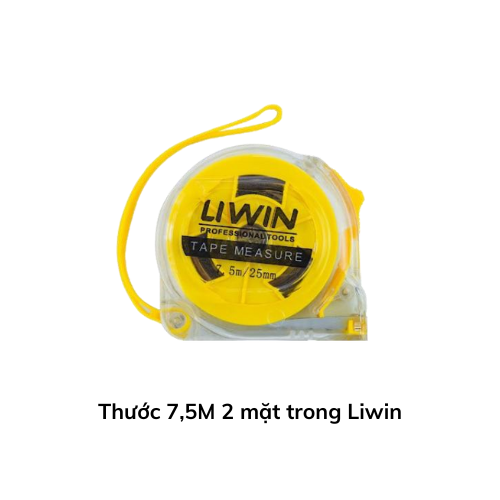 Thước 7,5M 2 mặt trong Liwin