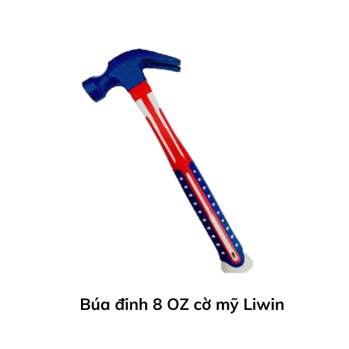 Búa đinh 8 OZ cờ mỹ Liwin