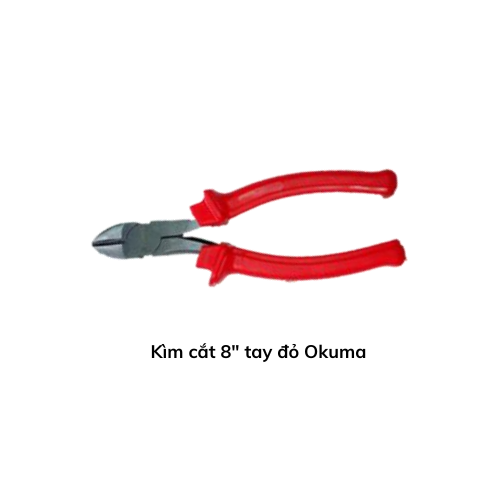 Kìm cắt 8" tay đỏ Okuma