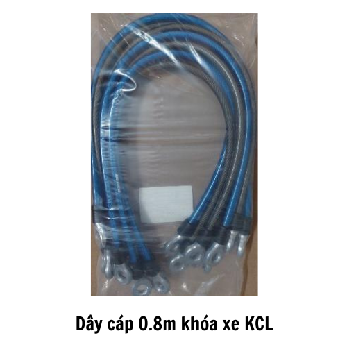 Dây cáp 0.8m khóa xe KCL