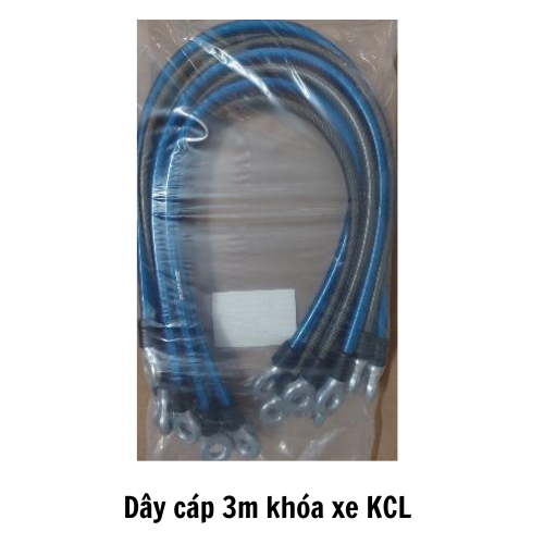 Dây cáp 3m khóa xe KCL