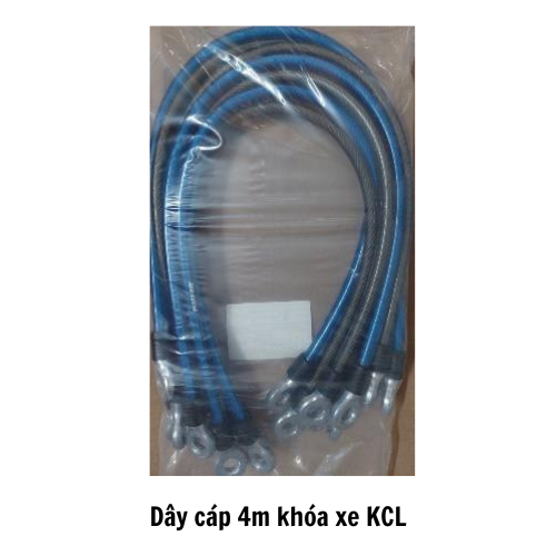 Dây cáp 4m khóa xe KCL