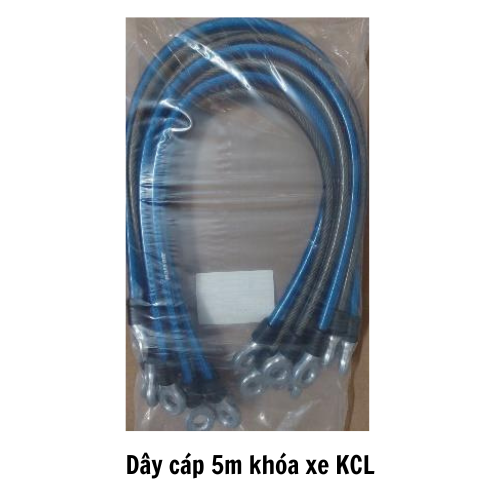 Dây cáp 5m khóa xe KCL