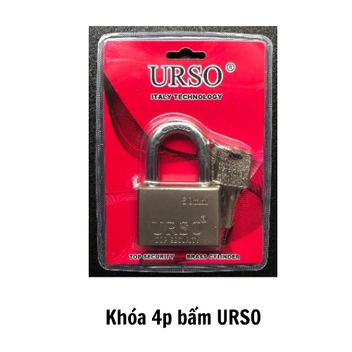 Khóa 4p bấm URSO