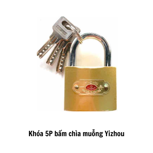 Khóa 5P bấm chìa muỗng Yizhou