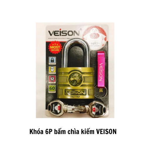 Khóa 6P bấm chìa kiếm VEISON