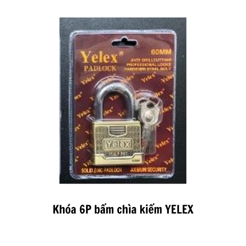 Khóa 6P bấm chìa kiếm YELEX