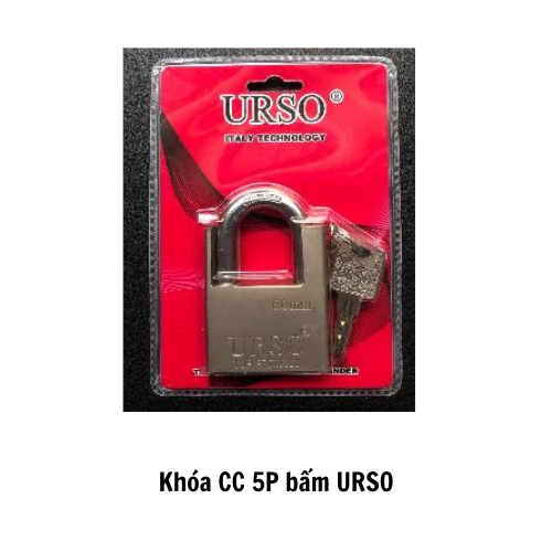 Khóa CC 5P bấm URSO