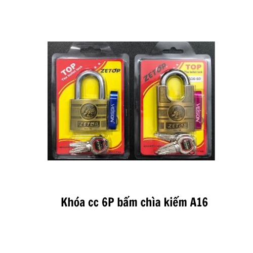 Khóa cc 6P bấm chìa kiếm A16