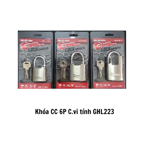 Khóa CC 6P C.vi tính GHL223