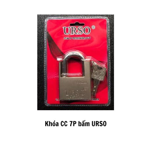 Khóa CC 7P bấm URSO