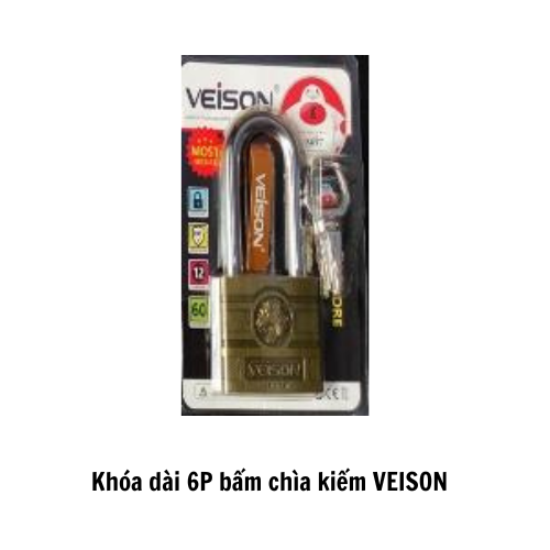 Khóa dài 6P bấm chìa kiếm VEISON