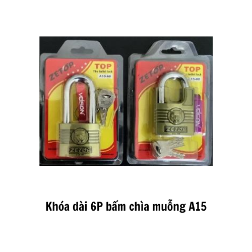 Khóa dài 6P bấm chìa muỗng A15