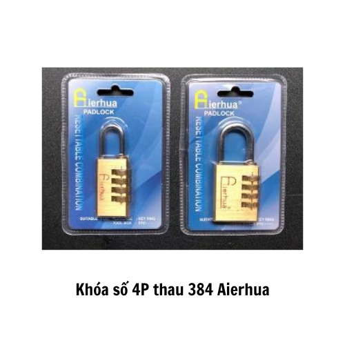 Khóa số 4P thau 384 Aierhua