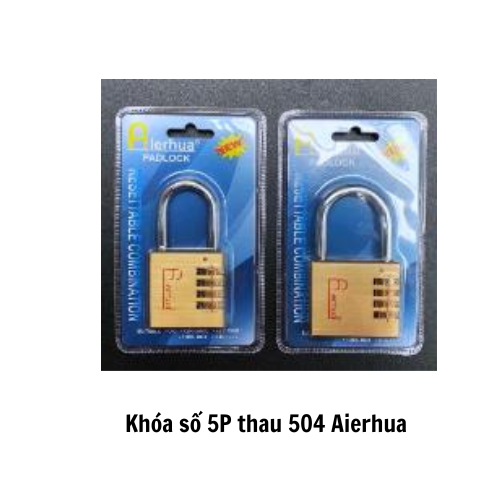 Khóa số 5P thau 504 Aierhua