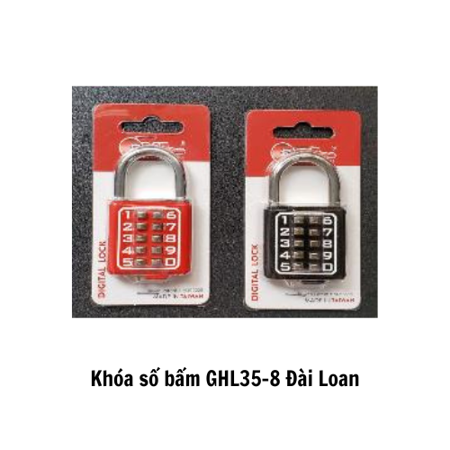 Khóa số bấm GHL35-8 Đài Loan