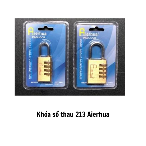 Khóa số thau 213 Aierhua