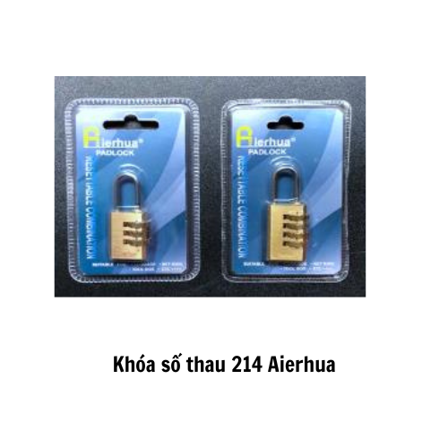 Khóa số thau 214 Aierhua