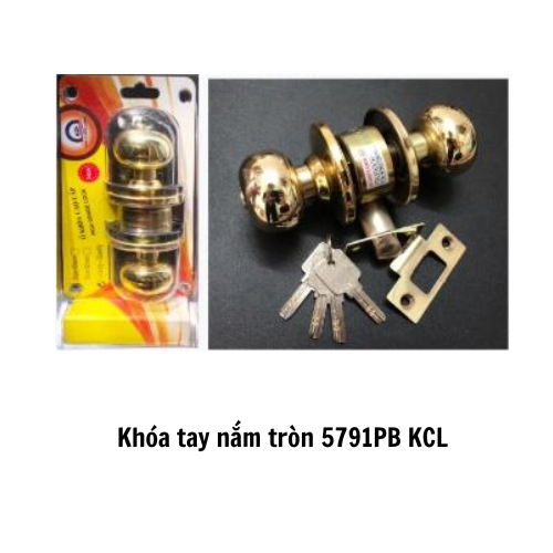 Khóa tay nắm tròn 5791PB KCL